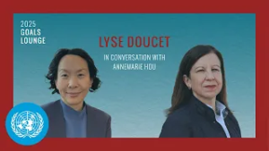 In Conversation w/Lyse Doucet, BBC's Chief International Correspondent| Goals Lounge| United Nations