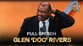 Glen 'Doc' Rivers Basketball Hall of Fame Enshrinement Speech