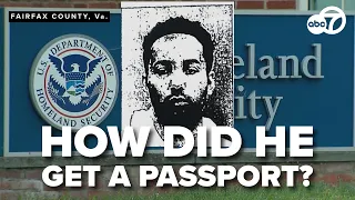 How did a man in a Fairfax murder case get a passport and fly to Tajikistan?