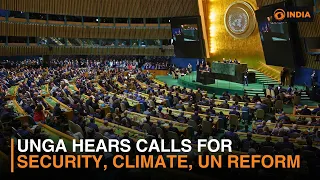 UNGA hears calls for security, climate, UN reform