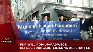 FDP will POP-up-Radwege bei Regierungsbeteiligung abschaffen