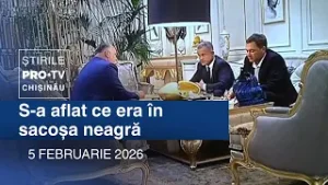 Știrile PRO TV (ORA 20:00) | S-A AFLAT CE ERA ÎN SACOȘA NEAGRĂ | Moldova