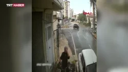 Çarptığı boru başına düştü, kaskı sayesinde kurtuldu