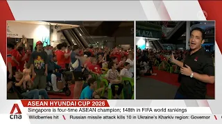 ASEAN Hyundai Cup: Fans cheer on Lions as second leg of semis against Thailand gets underway