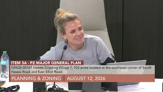 Planning and Zoning Meeting - 8/12/2026