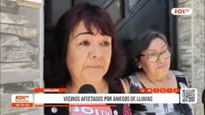 Chiclayo: vecinos afectados por aniegos de lluvias