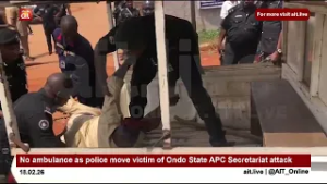 No ambulance as police move victim of Ondo State APC Secretariat attack