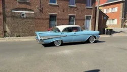 PLAK-O: Yvon and his 1957 Chevrolet