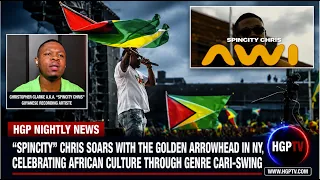 “Spincity” Chris Soars With The Golden Arrowhead In NY, Celebrating African Culture .........