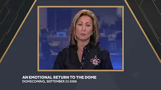 From the archives: Watch Saints fans' emotion return to the Superdome after Hurricane Katrina