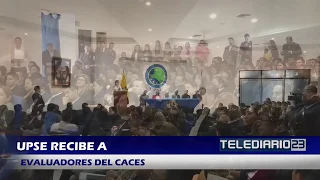 Locales | UPSE recibe a Comité Evaluador del CACES para segunda fase de acreditación.