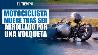 Motorcyclist dies after being struck by a dump truck on 13th Street | EL TIEMPO