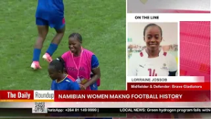 THE DAILY ROUNDUP WITH NINA | NAMIBIAN WOMEN MAKING FOOTBALL HISTORY - nbc