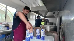SSP installs mobile kitchen to provide food for families in Coatzacoalcos