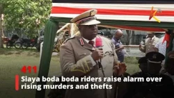 Siaya boda boda riders raise alarm over rising murders and thefts