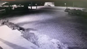 FECİ KAZA ANI GÜVENLİK KAMERASINDA