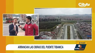 Arranca la construcción del puente Tibanica, que conectará a Soacha con Bogotá | CityTv