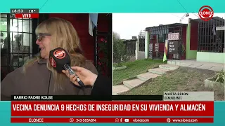 Resident of Barrio Padre Kolbe reports nine security incidents at her home and business