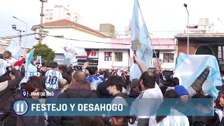 To the quarterfinals! The relief at the Monumental 🇦🇷🎉
