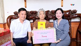 Comrade Pham Thi Thanh Thuy, Chairwoman of the Provincial Party Committee's Inspection Commission...
