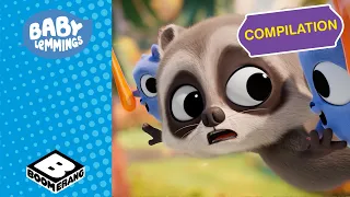 Percorsi di biglie, vernice blu e corse sfrenate nella foresta! 🌲✨| Baby Lemmings | Boomerang Italia