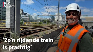 Spoortechnicus Delano is trots op zijn werk | RTV Utrecht