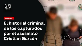 Criminal history of those arrested for the murder of security guard Cristian Garzón
