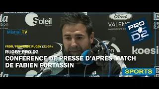 Press conference by Fabien FORTASSIN - 15/05/2026