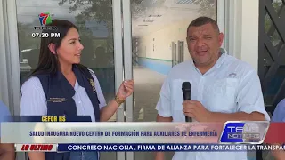 Health Department inaugurates new training center for nursing assistants in La Ceiba
