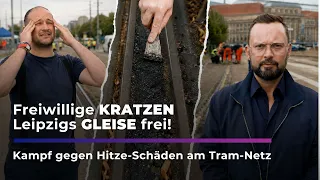„Jetzt müssen alle ran!“ Leipzig kratzt Tramgleise frei | Sachsen Fernsehen