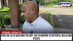 There are lot of questions the govt. has to answer to the people: MLA Altone D'Costa