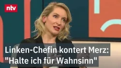 Söder and Merz outraged over Berlin talks, Left Party leader Schwerdtner hits back | ntv