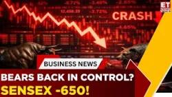 Bears Take Charge! Nifty Falls Below 22,650 As Sensex Sheds Over 650 Points | Business News | ET Now