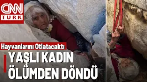 Hayvanlarını Otlatırken Kaybolmuştu! 80 Yaşındaki Kadın Kayalıklara Sıkışmış Halde Bulundu