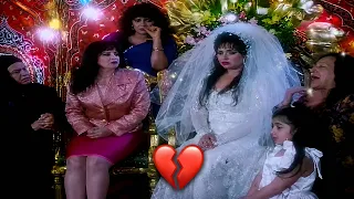 The sad girl tried to find joy, but there was no room for her... look at what happened on her wed...