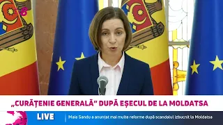 „Vom face o curățenie generală”: Maia Sandu anunță reforme după scandalul Moldatsa