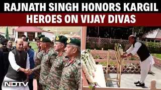 Kargil Diwas | Kargil Vijay Divas: Rajnath Singh Pays Tribute At Dras War Memorial