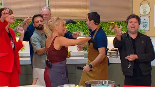 Total madness!! Guido Kaczka showed up and sent the whole La cocina rebelde team into a frenzy