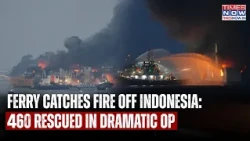 Indonesia Ferry Fire: 460 Evacuated As Massive Smoke Billows, Rescuers Rush To Save Passengers