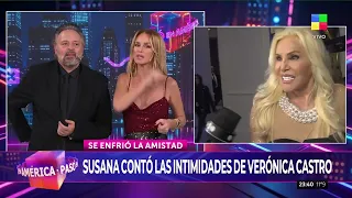 🥶 SE ENFRIÓ LA AMISTAD: SUSANA GIMÉNEZ VS. VERÓNICA CASTRO