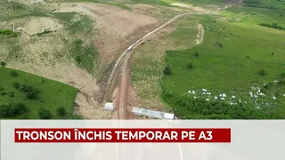 Circulația pe A3 este închisă, începând de astăzi, pe un tronson care leagă Sălaj și Bihor