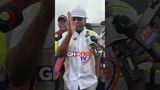 Roads Minister Inspects Road Projects In Accra