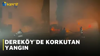ALARMING FIRE IN DEREKÖY