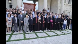 Patriarch Rai joins the Tele Lumiere and Noursat family for a gathering of faith and fellowship