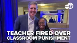 Floris Elementary teacher fired after students made to hold books