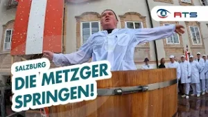 Metzgersprung: Traditionelles Reinwaschen in St. Peter