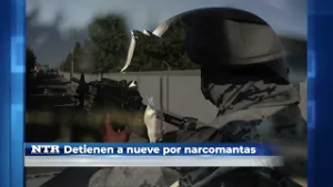 Detienen a nueve por narcomantas