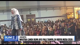SOUTH SUMATRA TODAY - PALI'S BUMI AYU TEMPLE FABRIC FEATURED AT KRIYA NUSA 2026