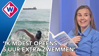 Van dubbele hersenschudding naar 17,5 uur zwemmen in zee: Winnifred stak het Kanaal over