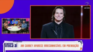 JIM CARREY aparece IRRECONHECÍVEL em premiação | Gazeta | Fofoca Aí